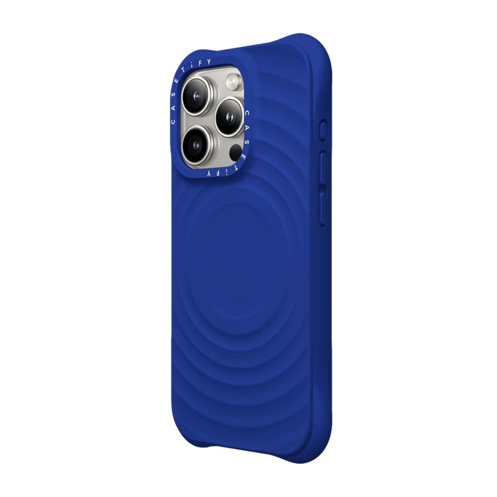 【美品】　casetify ウェーブシリコン　iPhone16 コバルトブルー Amazon.co.jp: CASETiFY ウェーブ シリコン iPhone 15 Pro