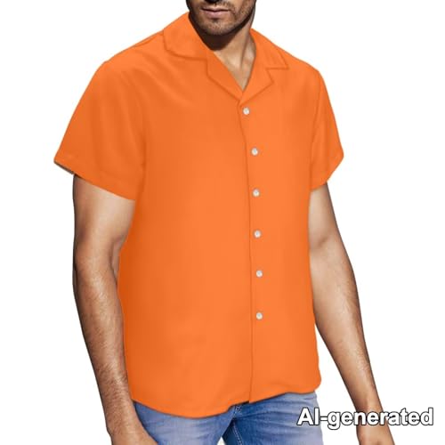 Image of Hawaii Matching Couple Outfits Husband and Wife Clothing Fashionable Mens Casual Shirts Hawaii Dress with Soft Fabric