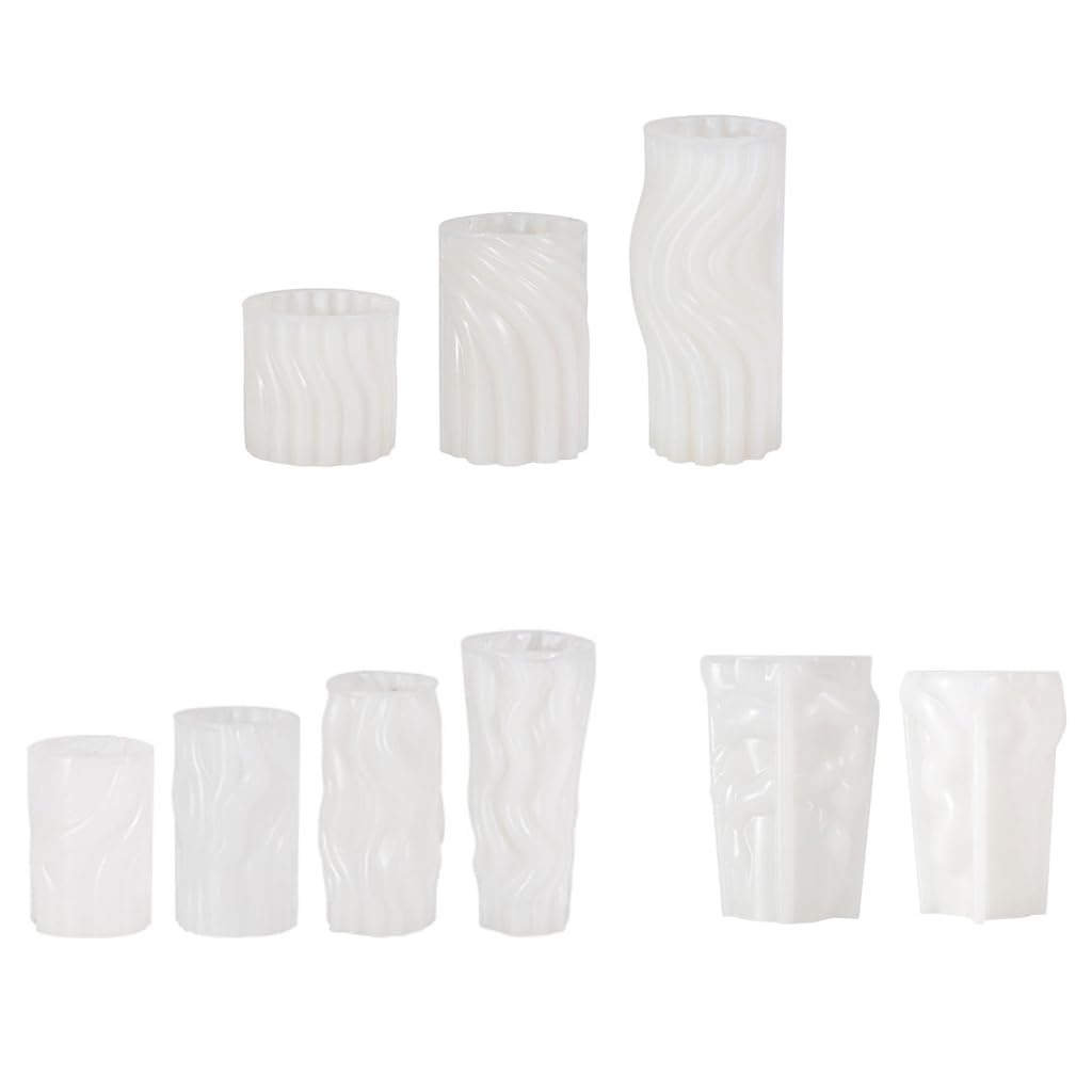 3D cylindryczna świeca silikonowa forma do mydła DIY geometryczne zapachowe formy do świec