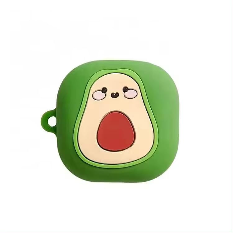 Image of Valente Silicone Case Cover for Samsung Galaxy Buds FE (2023), Buds 2 Pro (2022), Buds 2 (2021), Buds Pro (2021), and Buds Live (2020) (Avocado)