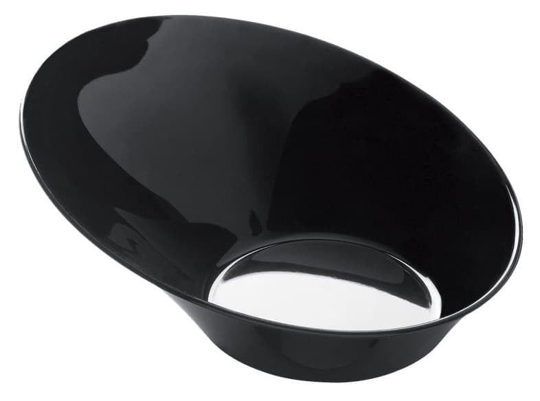 Greenuso Monouso | 50 Bols de Plástico para Degustaciones, 50ml, Color Negro, Vasitos para Postres, Aperitivos, Catering, Reutilizable, Reciclable.