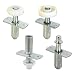 Prime-Line N 7535 Bi-Fold Door Hardware Repair Kit, Includes 2 Plastic Roller Top Guides, 1 Top Pivot and 1 Bottom Pivot, Pack of 4 Components