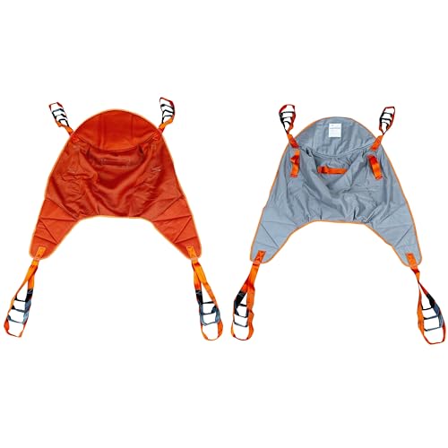 doudouX Hoyer Lift Sling, Patient Lift Sling, Fullbody/Universal Sling for Hoyer Lift with Solid high-Back, Head/Neck/Back/Butt Support