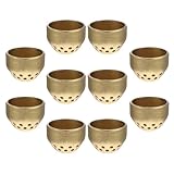 Abaodam 10個 ガスコンロ火器 火盖帽 耐摩耗性コンパクト設計 キッチン 家用 レストラン対応 ガスストーブ用火カバー