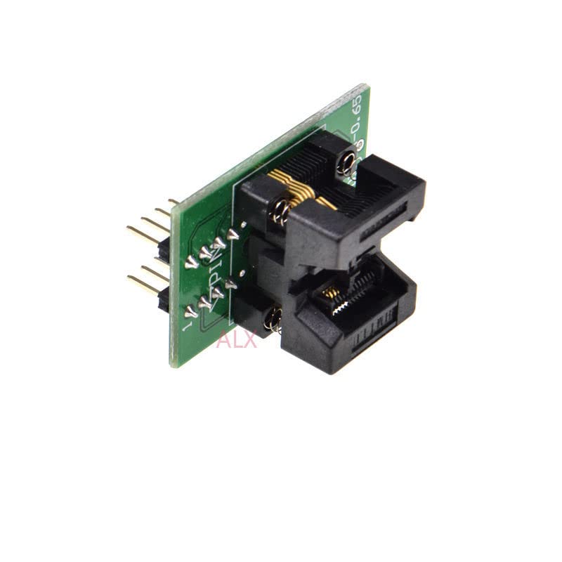 1PCS SSOP8 TSSOP8 to DIP8 Programmer Adapter Socket TSSOP to DIP Converter Test chip IC for 0.65MM Pitch