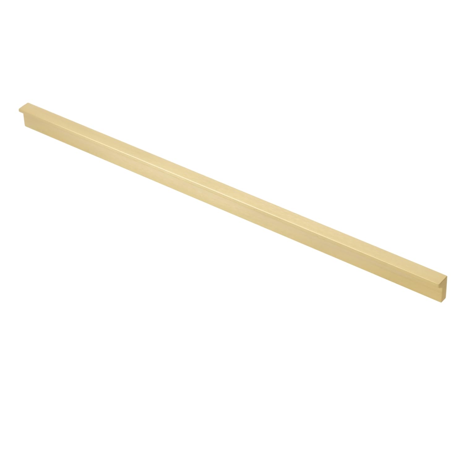 B2c Brushed Gold Long Pillar Handle Furniture Door Pull Opening Kitchen Cupboard Wardrobe Closet Modern Slim (, 360Mm - 320Mm Hole Central)