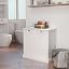 White Small Laundry Cabinet