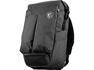MSI Air Gaming Rucksack Grau – passend für Laptops bis zu 15, 6 Zoll