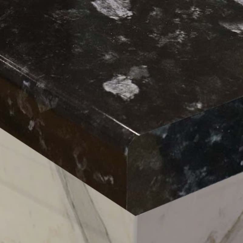 Black Granite Laminated Kitchen Worktop 1m x 600mm x 28mm Waterproof Easy to Instal Oak Laminated Countertops