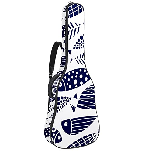 Housse étanche pour guitare acoustique avec double bandoulière et poche Doré/noir, Multicolore 04, 42.9×16.9×4.7 in… - Les Beatles, Paul McCartney, John Lennon, RIngo Starr, George Harrison Housse étanche pour guitare acoustique avec double bandoulière et poche Doré/noir, Multicolore 04, 42.9x16.9x4.7 in…
