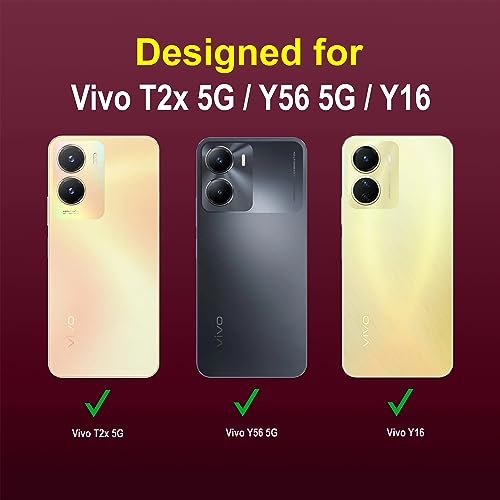 Image of amazon basics Back Case Cover for Vivo Y16 | Compatible for Vivo Y16 Back Cover | Liquid Silicon Magic Case with Camera Protection | Plum