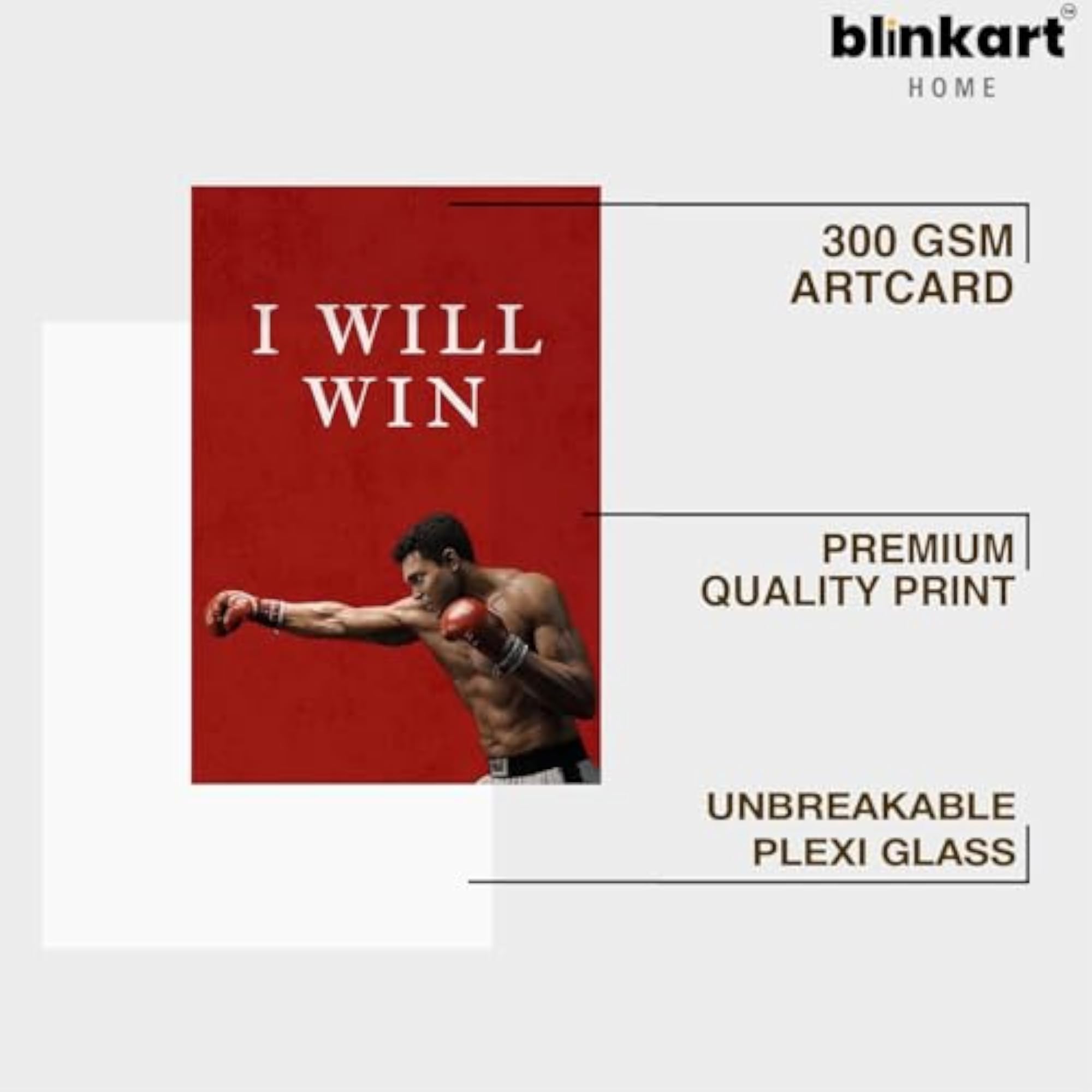 Muhammad Ali Motivational Wall Art