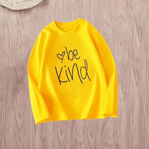 Toddler Girls Oversized Crewneck Sweatshirt Loose Cotton T-Shirts Kids Soft Casual Long Sleeve Basic Tee Tops for 2-13 Years4