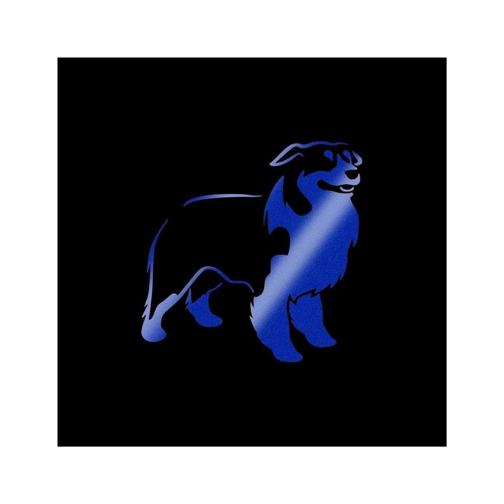20x20cm Border Collie Car Reflective Sticker Auto Vinyl Film Dog Decal(Blue,2pcs)