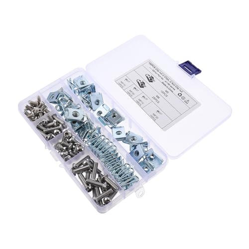 Tuercas tipo B para molduras y parachoques Yardwe de acero inoxidable, kit marino de 100 unidades