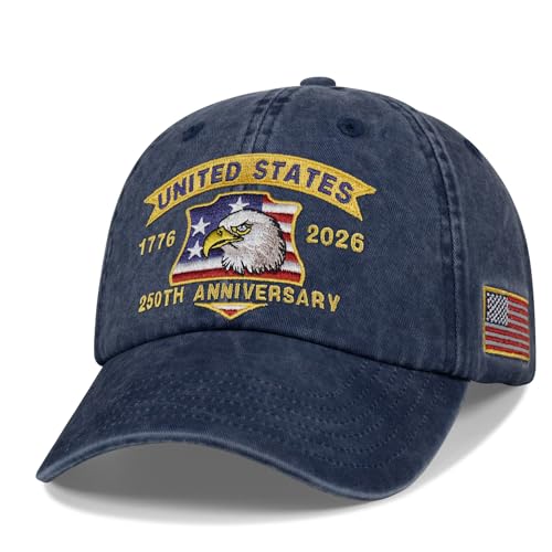 250 Anniversary USA Hat United States of America 250th Anniversary Cap US Patriotic Merchandise Gifts