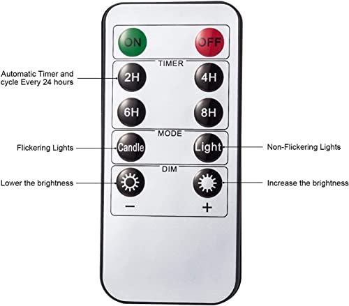 Flickering Flameless Led Tea Lights Candle With Remote Control,Long Lasting Battery Operated Led Tealight Candles With Timer For Seasonal &Festival Celebration (Warm White 12 Pack) #TOP2