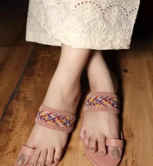 Rehan Traders Stylish Tranding Stylish Flats Sandal| Comfortable, Lightweight, Anti Slip|SL_324-image-9