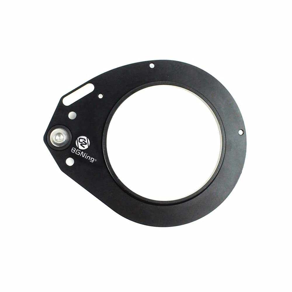 M67 Gewinde 67 mm rot Swing Makro Objektiv Flip Adapter Halterung Klemme Tauchfilter für DSLR Unterwassergehäuse (schwarz)