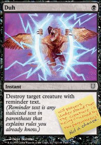 Magic The Gathering - Duh - Unhinged