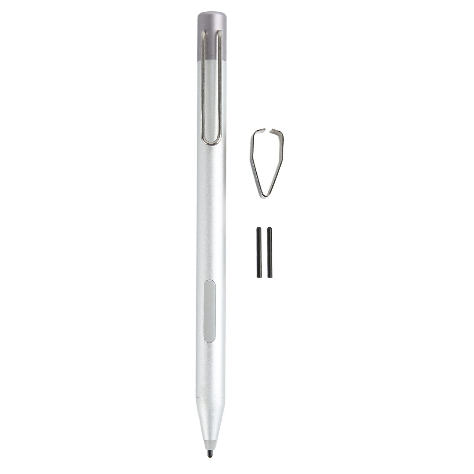 Acouto Penna Stilo 4096 Livelli di sensibilità Alla Pressione Stilo Capacitivo Digitale per Pro 6 5 4 3 Book Laptop Studio Silver Pro 6/5/4/3 Laptop N Stylus PenCapacitive StylusTablet (SILVER)