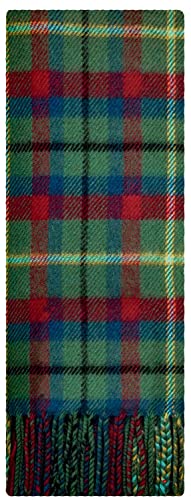 Écharpe 100% laine d'agneau Mayo tartan contre le froid et les irritations du cou