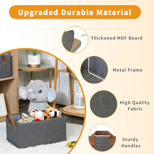 Image of CoolLeaf SB-G4 Wardrobe Organizer for Clothes with Metal Frame, Extra Large Clothes Organiser for Wardrobe, Durable 600D Oxford Fabric Cupboard Organizer for Clothes Pants Shirts Saree(27Ltr*4, Grey)