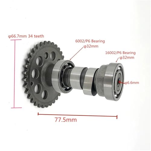Arbre à cames A12B : solution perte puissance moteur kart P52 P57 - 8