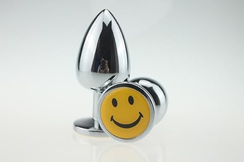 PLUG METAL CROMADO SMILE – PEQUENO (TAMANHO G)