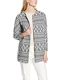 Neue Boucle Jaquard Hülle / Jacke mit wunderschönem Ikatmuster als Einknopfjacke