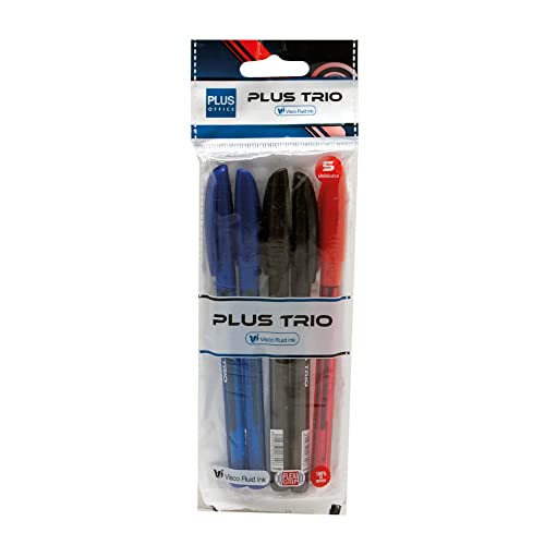 Plus Office - Bolígrafo Plus Trio Surtido Blíster 5 unidades Cover