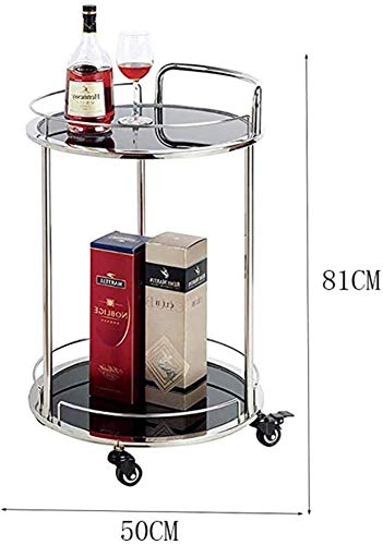 Trolley de cocina auxiliar y camarera de restaurante con ruedas multiusos 6