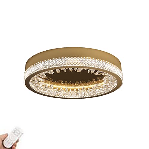 Plafonnier LED moderne en cristal et acrylique pour un éclairage de plafond prestigieux