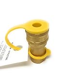 3/8 Inch Natural Gas Quick Connector Brass Propane Adapter Fittings for LP Gas Propane Hose Quick Di
