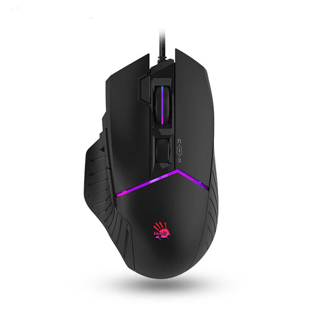 Bloody W95 Max e 12000 CPI, mouse de programación macro, mouse para computadora portátil y gamer