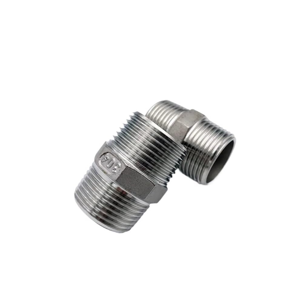 Conector de acoplamiento unión for tubería fundición agua, rosca macho NPT 1/8'' a 2'', acero inoxidable 304, DN6 a DN50(2")