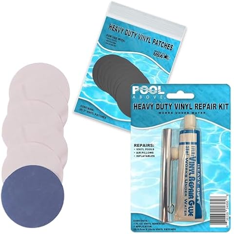 Pool Above Sound Asleep Air Mattress | Multi Color | Vinyl Repair Patch Glue Kit Cover