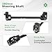 JNDO Go Kart Steering kit 380mm Steering Shaft+340mm Rack and Pinion+300mm Steering Wheel+150mm Steering Column+240mm Tie Rods+80mm Sleeve Suitable for Buggy Quad Go Kart Golf UTV