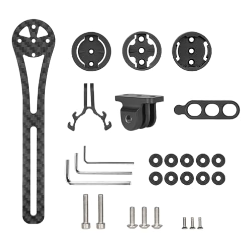 Support vélo guidon carbone combo mount idéal pour filmer vos sorties cyclistes de nuit