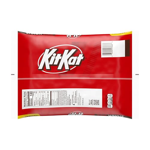 Image of KIT KAT Milk Chocolate Wafer Snack Size, Candy Jumbo Bag, 20.1 oz