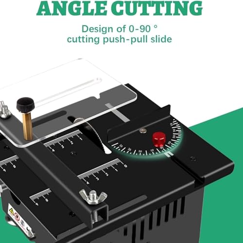 Mini scie circulaire table à angle réglable profondeur 16mm - 5