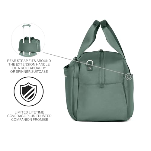 Travelpro Versapack + Lightweight Underseat Travel Tote Bag — Desert Sage Green by Travelpro - Image 4
