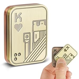 HOTUT Metall Poker Fidget Slider Spielzeug