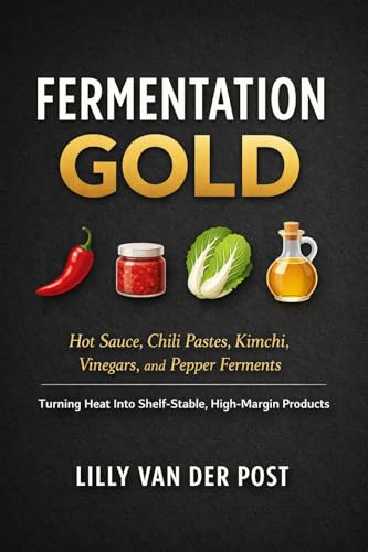 Fermentation Gold: A Comprehensive Guide: Hot Sauce, Chili Pastes, Kimchi, Vinegars, and Pepper Ferments: Turning Heat Into Shelf-Stable, High-Margin Products