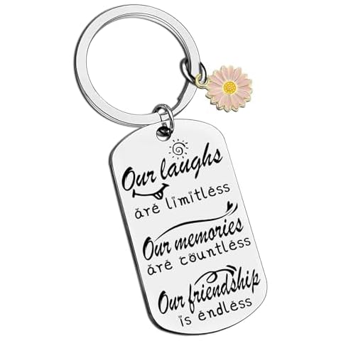 Time Roaming Sister Birthday Gifts for Women, Funny Unique Cute Keychain Friendship Gifts, Christmas Gifts For Sister and Female (Style - 2) Cover
