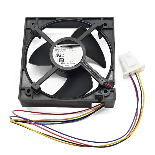 QIEFOAD WR60X25858 Freezer Evaporator Fan Motor Fit for GE Refrigerator Replace WR60X10340 AP6891698 PS12727431 EAP12727431