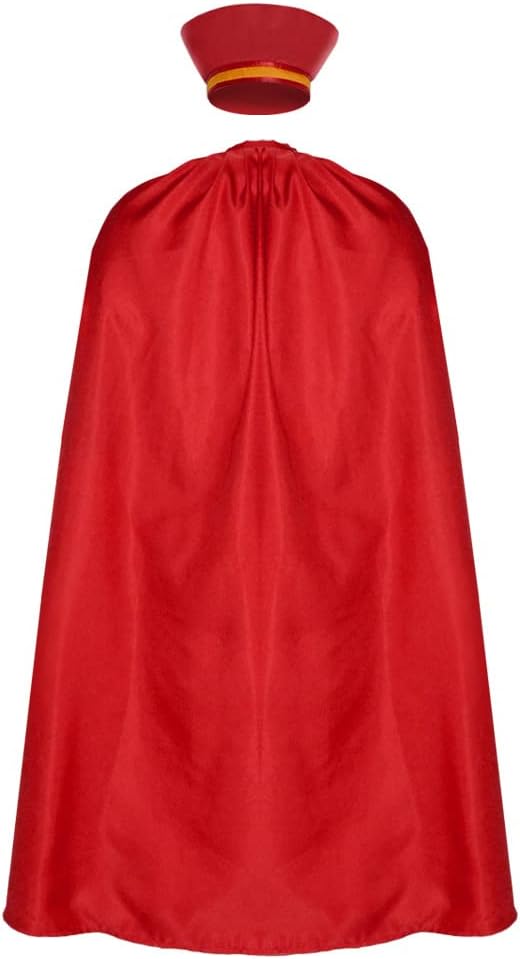 Unisex Adult King Farquaad Cosplay Costume Outfits Halloween Role Farquaad Costume Cape Cloak Cap Suit - Image 3