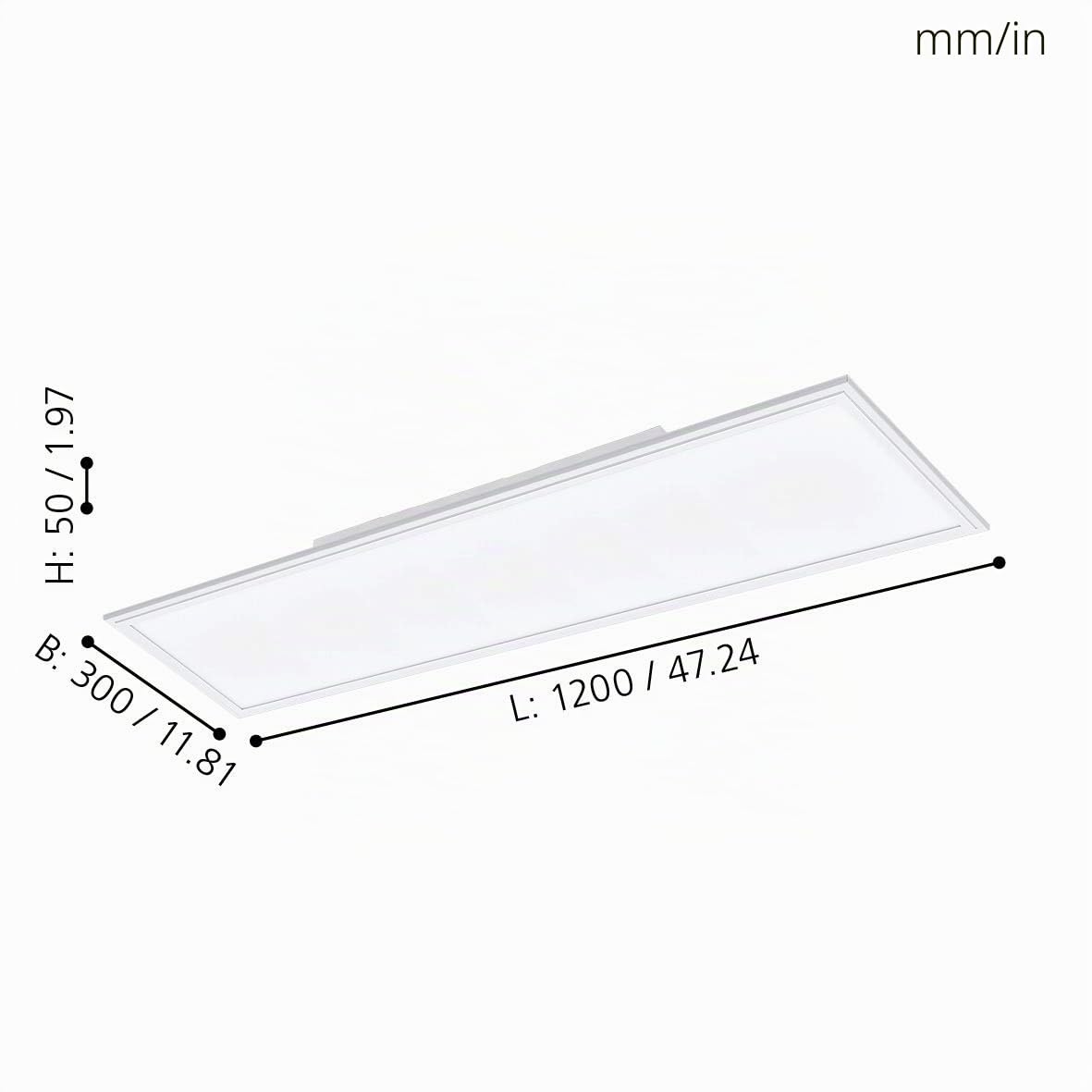 EGLO Access LED Deckenleuchte Salobrena-A, 1 flammige Wandlampe