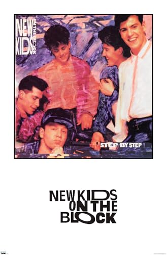 New Kids on the Block - Step By Step Album Series Wall Poster, 34L" x 22.4W", Premium Unframed Version
