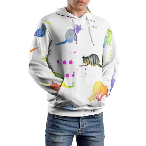 Sweat à capuche chat pour soirées cocooning et sorties décontractées S - 6